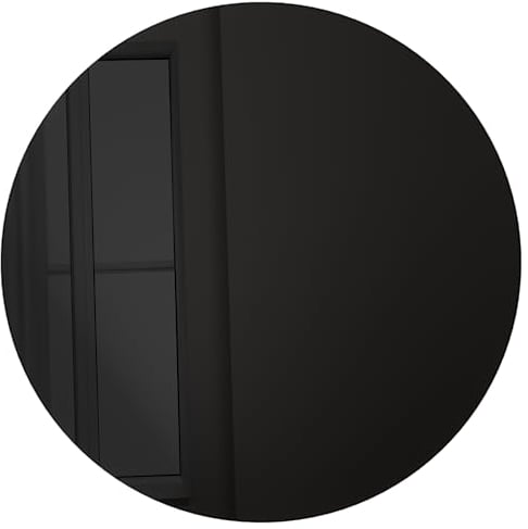 bijon Glasplatte Schwarz Rund Tisch ESG Sicherheitsglas - Für Esstisch, Couchtisch, Gartentisch, Schreibtisch, Bodenplatte, Funkenschutz, Kaminschutz - Glasplatte Ø 40 cm