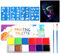 Peinture Visage Corps Kit,Maquillage Coloré Fluo Néon Kit,Peinture Fluorescente Pour Body Painting,12 Couleurs Palette de Tatouage de Peinture à I'huile,pour Halloween, Carnaval, Clown, Cosplay