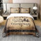 Homewish Housse de Couette 240 x 260 Coton Ancienne Porte de Grange, Parure de Lit Carreaux Géométrique Noire et Blance pour Ado Enfant, Couvre Lit Voyage Joyeux Camping Linge de Lit Doux