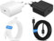45W USB Typ-C Schnellladegerät Android Netzteil QC3.0 für Samsung Galaxy S21 S22 S23 S24 S25 Ultra A15 A54 Galaxy Tab S10 S9 PPS PDO Super Fast Charger mit 2m Schnellladekabel Adapter - Weiß+Schwarz