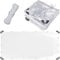 Wasserdicht Plane transparent, Reißfest Windschutz Plane, Kälteschutz und Wärmeerhaltung, aus PVC Faltbar mit Seil für Pavillons, Carports, Balkon, Gewächshaus und mehr - 1x2M