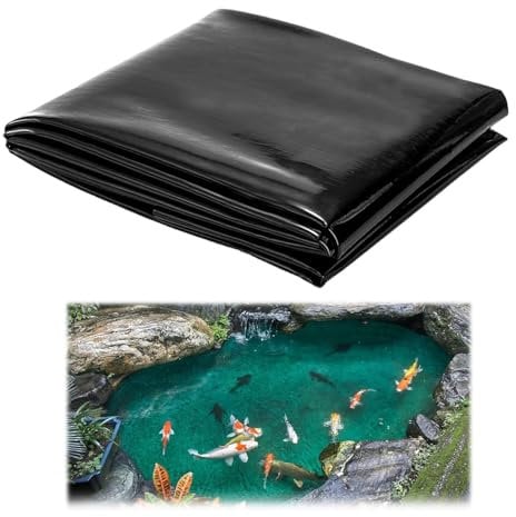 ZHYUAN Telo Per Laghetto Da Giardino,Membrana Per Laghetto 2M*2M,Grande Rivestimento Per Laghetti,Rivestimento Per Laghetto,Fodera Per Laghetto,per Laghetti,Fontane,Giardini Acquatici E Cascate