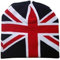 Cozy Flair Unisex Union Jack Flag Cuffless Beanie – Knitted Ski Hat for Men & Women, Stylish British Design, Warm and Comfortable Winter Hat, Ideal for Casual & Sports Activities
