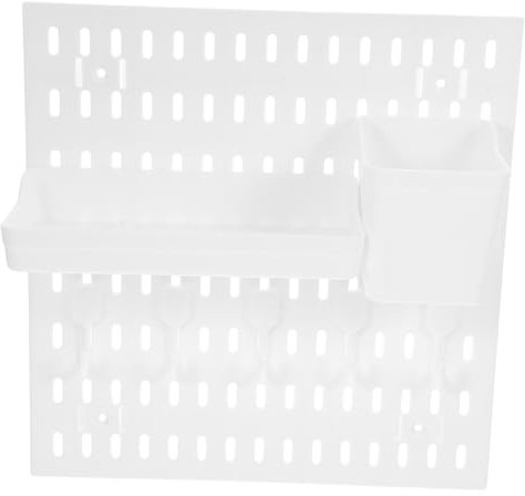 OSOLADY Garage Pegboard Wall Panel Wall Mount Pegboard Panel Display Rack Organizing