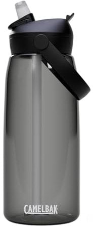 Camelbak THRIVE FLIP STRAW 950 ml – sport bottle – on-the-go flow valve – dust cover – swing handle – ideal for hiking – charcoal, size: OS