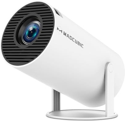 Magcubic HY300PRO Mini Portable Keystone Projector, 4K/260 ANSI Smart Projector with WiFi 6 BT Air Remote, Screen Adjustment, 180 Degree Rotation, Android 11.0 Home Video Projector