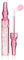 EONFAVE Pink Lip Serum - Rosa Essence Lip Oil - Hydrating Plumping Lipgloss - Rosa Essence Lippenpflege - Lippenserum für Langanhaltende Feuchtigkeit & Repair