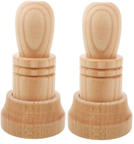 UPKOCH Wooden Paper Pot Maker and Newspaper Plant Pots Tool for Gardening Diy Seedling Starter 2 Sets Biodegradable Planter Making Tools for Garden Plant