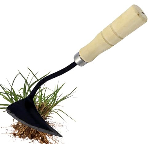 Zappa da Giardino - Zappe per Giardinaggio,Diserbante Esterno Dissodatore Di Radici Verticale Per Agricoltura Serra Trapianto Coltivazione Lavorazione Del Terreno Giardino Orto Cortile Prato