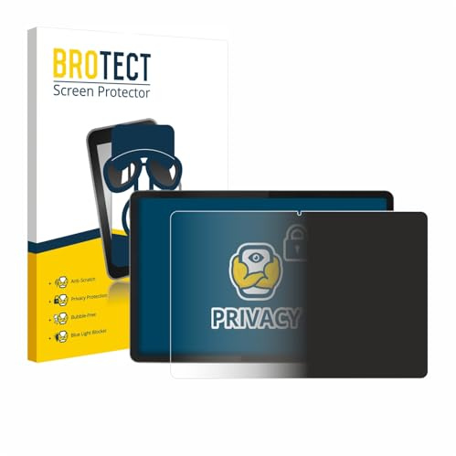 BROTECT Blickschutzfolie für Lenovo Tab K11 | (2. Gen.) Anti-Spy Displayschutz Made in Germany Tablets Privacy Screen Protector Sichtschutz Blaulichtfilter Klare Folie