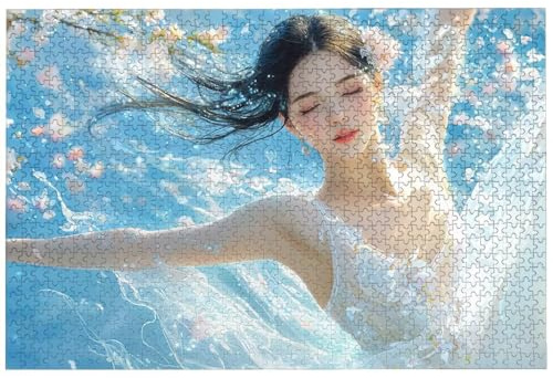 Puzzle 2000 Teile für Erwachsene und Kinder, 99.5 x 70.5 cm Anime Puzzle 2000 Teile Erwachsene, Klassische Holzpuzzle Schönheit für Zimmer Deko Wohnzimmer, Geschenke für Frauen und Männer, -8180