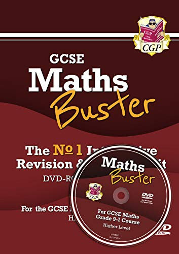 MathsBuster: GCSE Maths Interactive Revision (Grade 9-1 Course) Higher - DVD-ROM: ideal for catch-up and the 2022 and 2023 exams (CGP GCSE Maths 9-1 Revision)