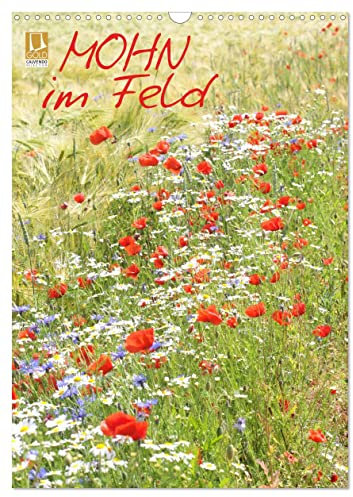 Mohn im Feld (Wandkalender 2025 DIN A3 hoch), CALVENDO Monatskalender