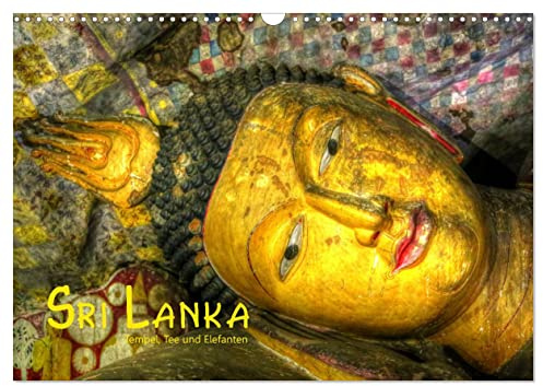 Sri Lanka - Tempel, Tee und Elefanten (Wandkalender 2026 DIN A3 quer), CALVENDO Monatskalender: Hochwertiger Fotokalender mit Motiven aus dem exotischen Sri Lanka. (CALVENDO Natur)