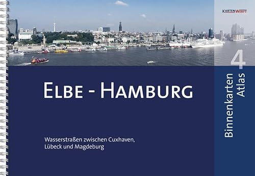 BinnenKarten Atlas 4 | Elbe - Hamburg: Wasserstraßen zwischen Cuxhaven, Lübeck und Magdeburg
