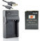 DSTE EN-EL12 Li-ION Batterie et Chargeur USB Costume pour Nikon Coolpix P300 P310 P330 P340 S31 S70 S610 S620 S630 S640 S800c