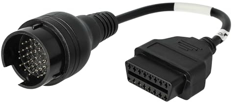 vhbw OBD2 Adapter 38Pin-OBD1 auf OBD2 kompatibel mit Iveco Auto | KFZ - 40 cm