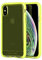 Tech 21 Enterprises Protective Apple iPhone X/XS Case Thin Patterned Back Cover with FlexShock - Evo Check - Neon Yellow