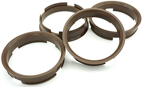 4x Zentrierringe 72,6-66,6/72,6mm auf 66,6mm BRAUN für MAM KESKIN