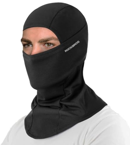 ROCKBROS Windproof Thermal Balaclava Ski Mask for Cycling, Running, Skiing - Men's and Women's