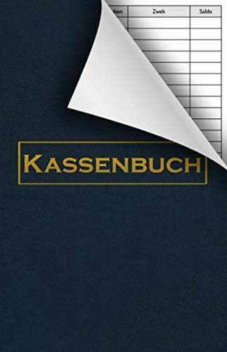 Kassenbuch: Einnahmen - Ausgaben Buchführung für Kleingewerbe und Selbstständige | DIN A5 | 100 Seite|Kassenbuch Kleinunternehmer ohne und Vereine