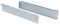 INDAUX Schublade Ultra Metal Box Kit Höhe 86 mm Tiefe wählbar Finish Grau (Tiefe: 450 mm)