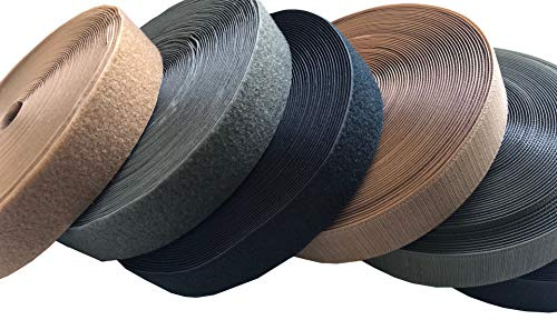 AR TACTICAL BW Klebeband 45 mm breit je 5 m Klettverschluss Haken- und Flauschband Farben: Schwarz, Oliv und Coyote (Oliv)