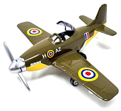 PLAYJOCS GT-8159 Avion militaire, avion jouet pour enfants et collectionneurs.