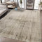 Tinyboy-hbq Teppich Moderne abstrakte Teppiche Kaschmirimitat-Teppich im europäischen Stil rutschfeste Teppiche Dekorative Teppiche für das Wohnzimmer (Abstraktes Beige grau/Hellbraun, 160 x 200 cm)