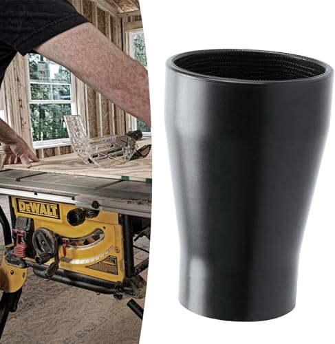 Table Saw Vacuum Adapter Fit for Table Saw 2 1/2 Table Saw Outlet Down to 1 7/8 Vacuum Hose Compatible with Table Saw Dwe7491rs Dwe7485 Dwedwe7491 Dwe7480