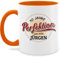 Tasse Tassen 325ml - 50. Geburtstag - 50 Jahre Perfektion - seit 1975-325 ml - Orange - mugs for 50th birthday frau fünfzig 1973 glühweintassen name zum fünfzigsten haferl geschenke mann