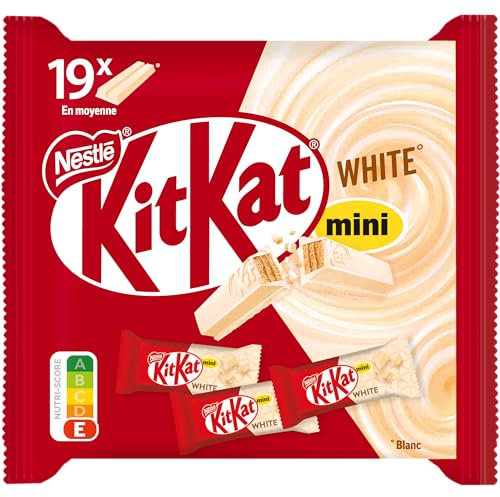 KitKat - Mini barras con revestimiento blanco, 252,7 g