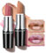 Anglicolor Glitzer Lippenstift Metallic Glänzend Glossy, Shimmer Lipstick Seidig Velvet Langanhaltend Feuchtigkeitsspendende, Vegan Lipgloss Damen Mädchen Make-up (10+11,8g)