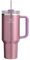 STANLEY Quencher H2.0 FlowState Stainless Steel Vacuum Insulated Tumbler with Lid and Straw for Water, Iced Tea or Coffee (Mauve Shimmer, 40 oz)