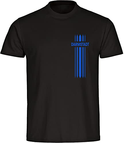 multifanshop Herren T-Shirt - Darmstadt - Streifen