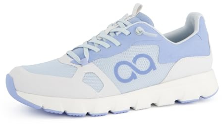 tenhaag Damen, Frauen Low-Top Sneaker,Strassenschuhe,Freizeitschuhe,Turnschuhe,Laufschuhe,schnürschuhe,atmungsaktiv,Blau (Sky),37.5 EU / 4.5 UK