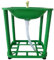 TYTFTDLD Fregadero de plástico,fregadero bajo,fregadero independiente pequeño,fregadero bajo cuadrado,fregadero de plástico de una sola planta,material resistente al impacto[Verde]