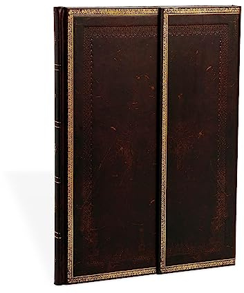 Paperblanks Hardcover Journal Black Moroccan | Unlined | Grande (210 × 300 mm)