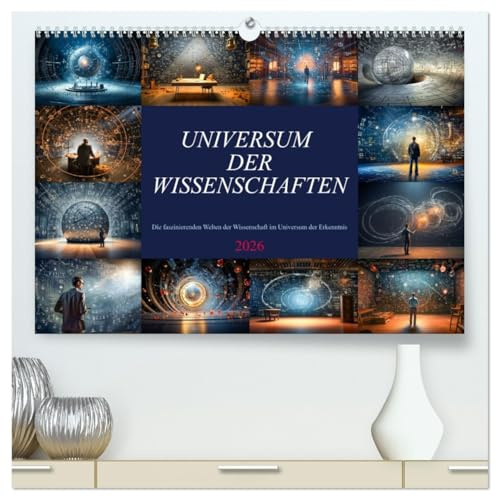 Universum der Wissenschaften (hochwertiger Premium Wandkalender 2026 DIN A2 quer), Kunstdruck in Hochglanz: Sie haben ihn gefunden, den einzigartigen ... Hause oder ihr Büro. (CALVENDO Technologie)