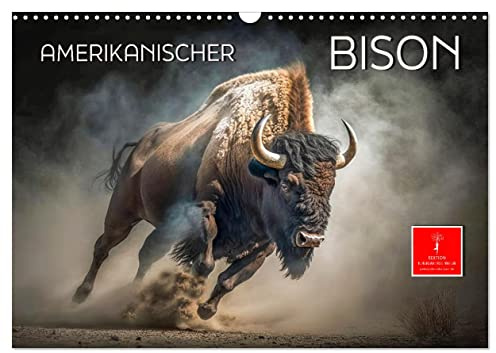 Amerikanischer Bison (Wandkalender 2026 DIN A3 quer), CALVENDO Monatskalender: Der Amerikanische Bison - seit 2016 Nationaltier der USA (CALVENDO Tiere)