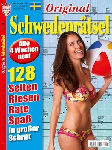 ORIGINAL SCHWEDENRÄTSEL NR. 188 VDZ24526 : kniffelige Kreuzworträtsel aus dem KELTER VERLAG