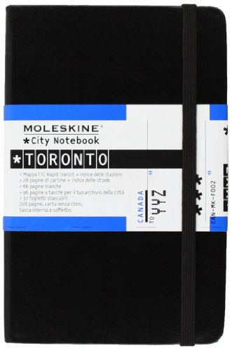 Moleskine City Notebook Tornto, Pocket, Hardcover, schwarz