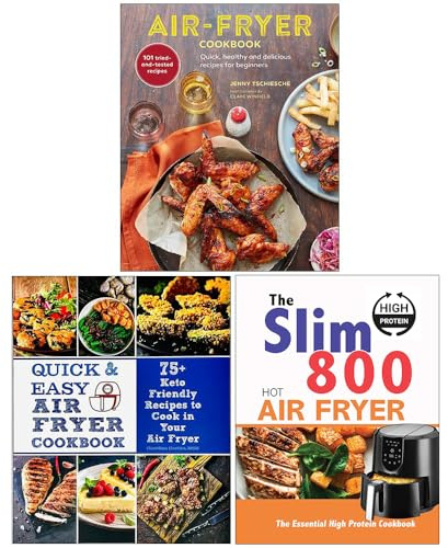 Air-Fryer Cookbook [Hardcover], Quick & Easy Air Fryer Cookbook, The Slim 800 Hot Air Fryer 3 Books Collection Set