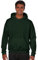 Gildan Herren-Sweatshirt mit Kapuze und Tasche Grün Waldgrün XX-Large