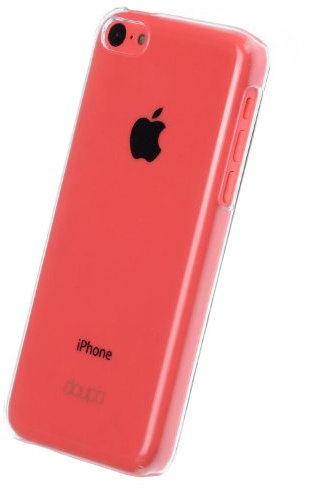 doupi Crystal AllClear Cover iPhone 5C Protective Shell Crystal Clear Hard Case, Clear Transparent