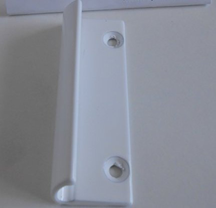 MACO Glasfalzgriff Balkontürgriff Ziehgriff für Terassentür Weiss Aluminium