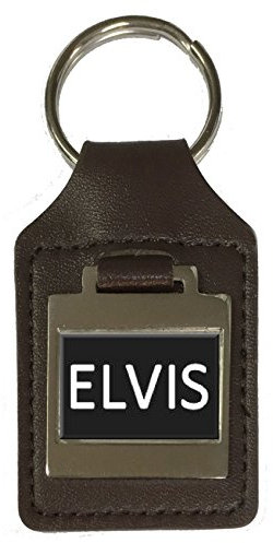 Leder Schlüsselanhänger Geburtstag Name optional Gravur – Elvis