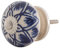 Knober Möbelknopf Keramik Porzellan handbemalt Landhausstil Shabby-Chic Kommodenknopf Kommodengriff (S02)