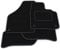 (Q202:CT65) 4 Piece Dacia (2013-2018) Duster Vehicle Specific Car Mat Set Black Carpet Grey Trim