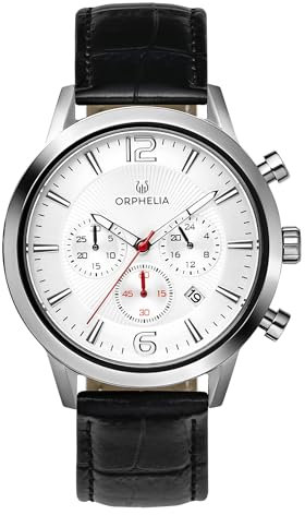 Orphelia HerrenArmbanduhr Chronograph Quarz Leder OR81800